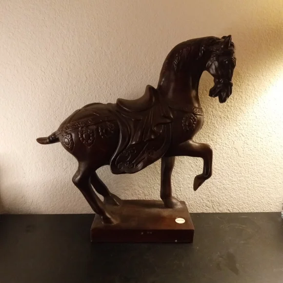 EXQUISITE Dreamsicles Folk Art Cast Ceramic 16" Horse Statue Made in Mexico